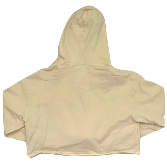 Hoaka Apparel Yellow Cropped Zipper Hoodie - Picture 3 of 4